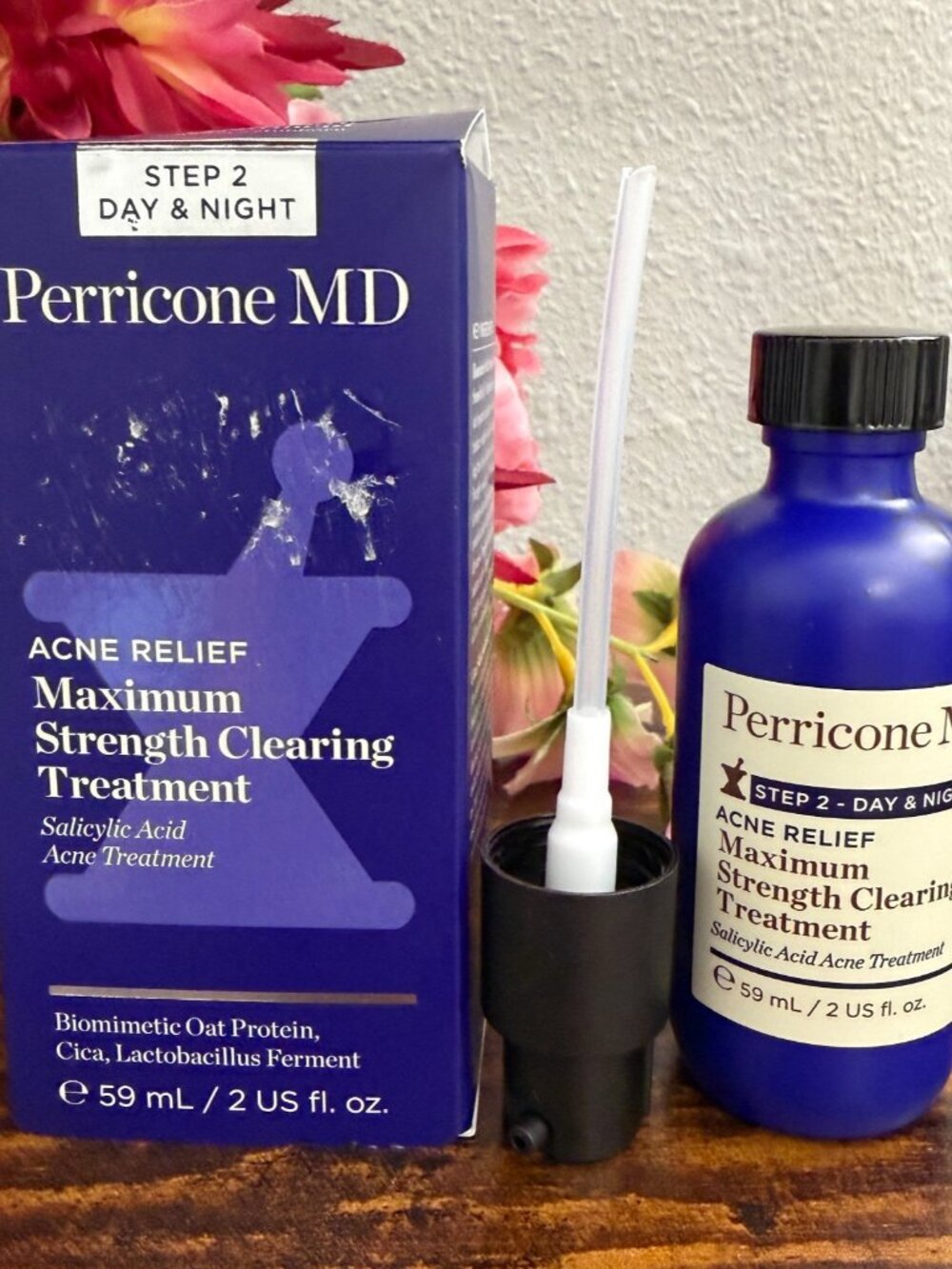 Perricone MD ACNE RELIEF Maximum Strength Clearing Treatment (2oz) Exp 9/27 New